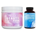 BioEmblem Beauty Collagen Hydrolyzed Multi-Collagen Peptides & Triple Magnesium Complex 180 Capsules
