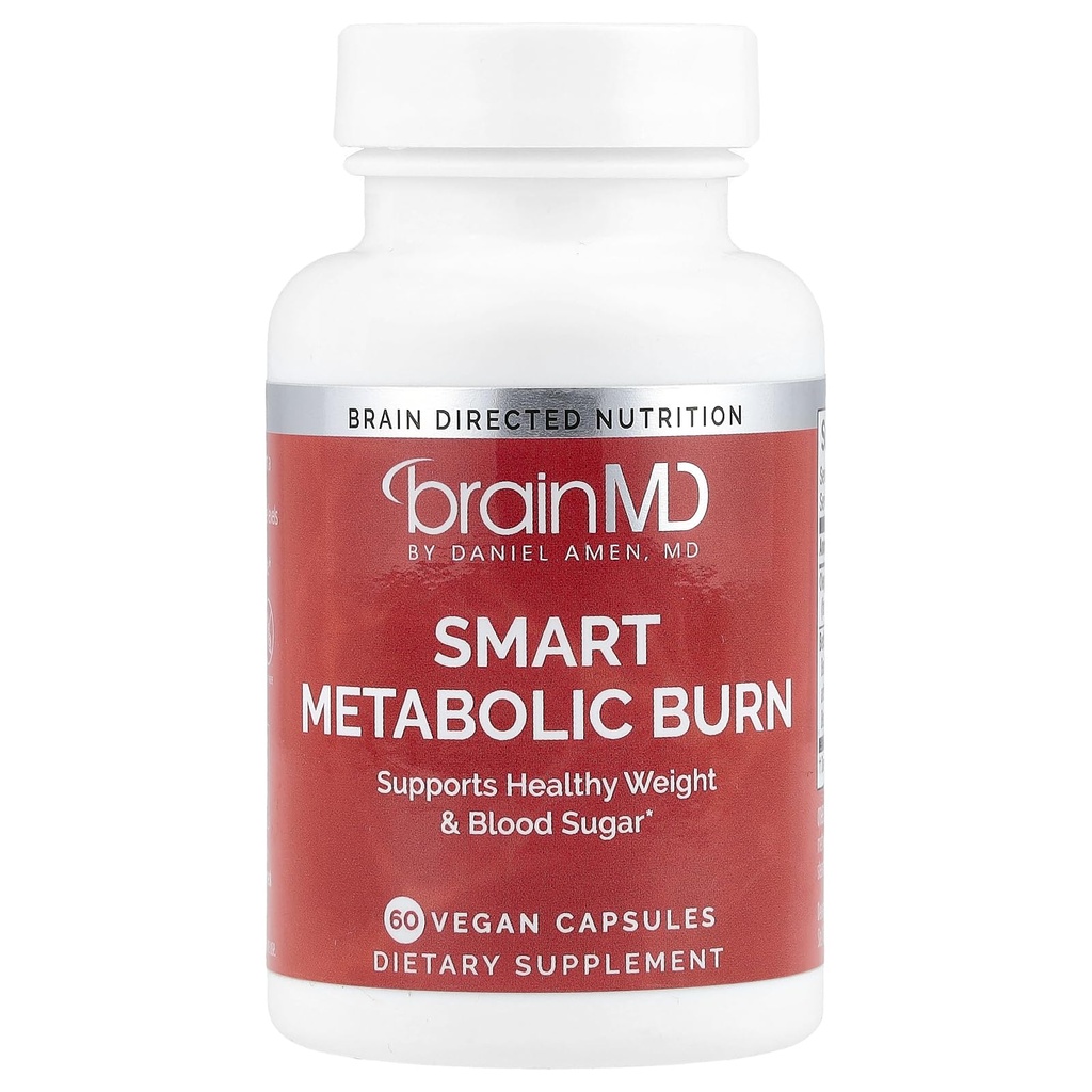 BrainMD Smart Metabolic Burn - Advanced Weight Management Supplement - 120 Capsules