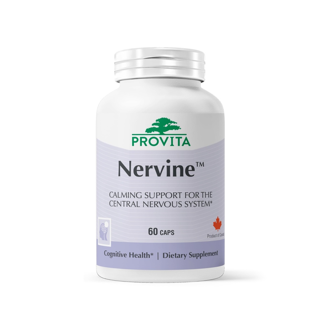 PROVITA Nervine | Natural Relaxation & Nervous System Support | California Poppy & Hawthorn | Vegan Calm Support Supplement | Evening Relaxation | Rest, Recovery & Daily Balance | 60 Veg Capsules