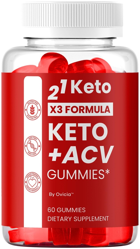 21 Keto Gummies - Official 21Keto ACV Gummies Advanced Premium Formula Support Maximum Strenght, All Natural Ingredients Vitamins for Overall Health & Wellness, 60 Gummies for 1 Month