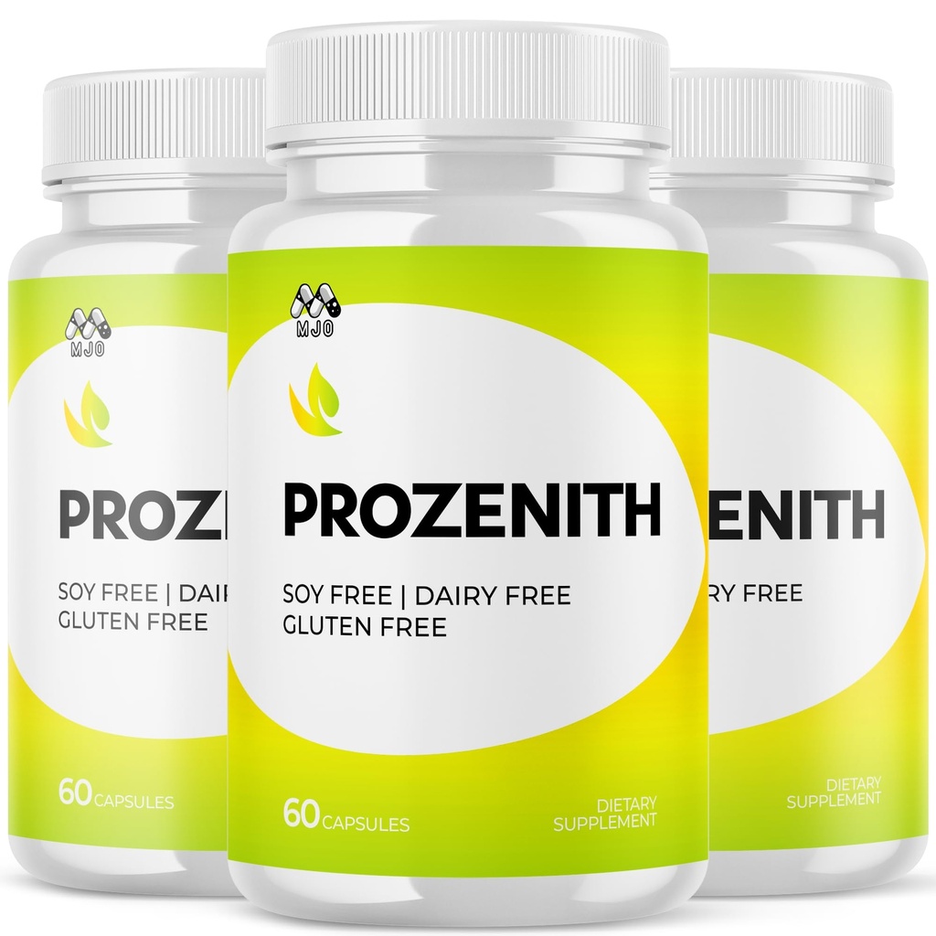 (3 Pack) Prozenith Capsules, Official Prozenith Supplement with All Natural Ingredients, Pro Zenith Advanced Formula Wellness Support Pills Maximum Strength Vitamin for Men and Women (180 Capsules)