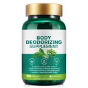 Chlorophyll Capsules | Body Deodorizing Supplement | Natural Internal Odor Control | with Chlorophyllin, Parsley and Peppermint | for Skin, Breath and Body Health | 4 Month Supply - 120 Caps