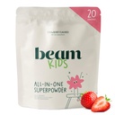 Beam Kids Multivitamin Powder – Kids Vitamins with Greens, Probiotic & Prebiotic, Immune Support for Children & Toddlers, No Artificial Sweeteners, for Picky Eaters, 20 Servings, Strawberry Flavor