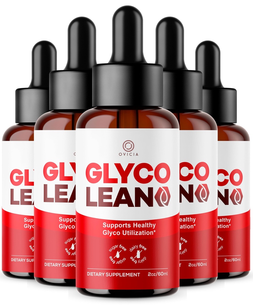 (5 Pack) Glyco Lean Drops – GlycoLean Drops All Natural Ingredients Liquid Advanced Formula Premium Vitamin, Daily GlycoLeanDrops Support for Health and Wellness Reviews, 5 Bottles for 5 Months