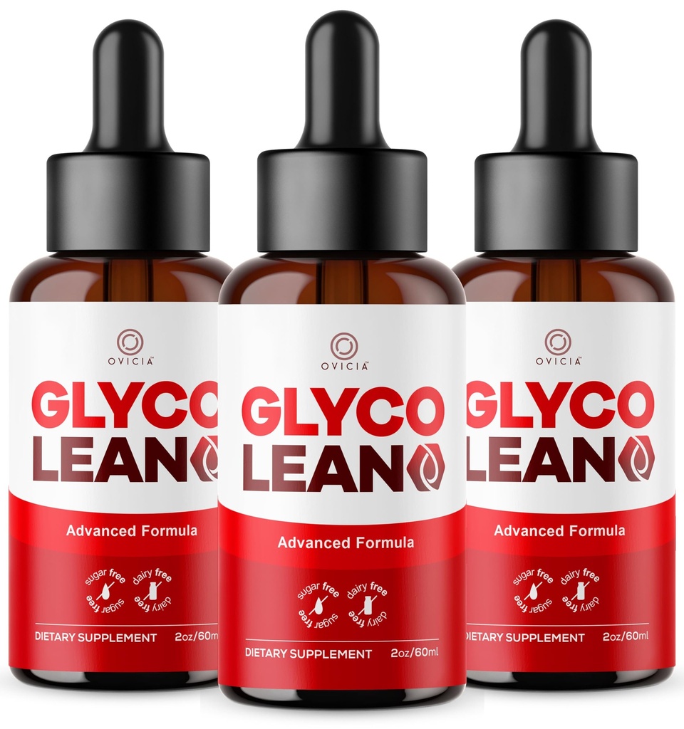 (3 Pack) Glyco Lean Drops – GlycoLean Drops All Natural Ingredients Liquid Advanced Formula Premium Vitamin, Daily GlycoLeanDrops Support for Health and Wellness Reviews, 3 Bottles for 3 Months