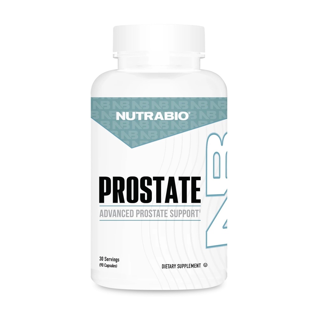 NutraBio Prostate- Advanced Prostate Function Support- Inflammation Defense and Antioxidant Support- 90 Capsules