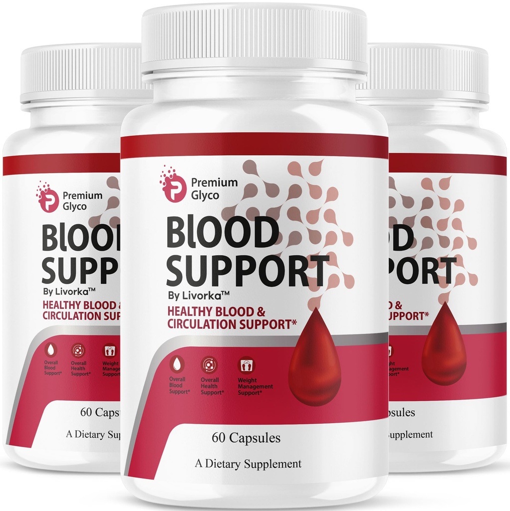 (3 Pack) Premium Glyco Capsules - Official PremiumGlyco Advanced Blood Support, Natural Premium Glycol Pills Maximum Strength Health & Wellness Multivitamin Supplement, 180 Capsules for 3 Months