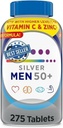 Silver Men’s 50+Multi, Better Guide Vitamins Supplements, 275 Count (Pack of 1)