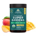 Antike Ernährung SuperGreens Pulver mit Probiotika, Bio Mango Flavor Greens, Herbs und Gemüse, Verdauungs- und Energieunterstützung, 25 Servierungen, 6.8oz