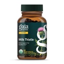 Gaia Kräuter Milchdistel - Leber Ergänzung & Saubere Unterstützung für die Unterstützung gesunder Leberfunktion* - 60 Vegan Kapseln (20 Portionen)