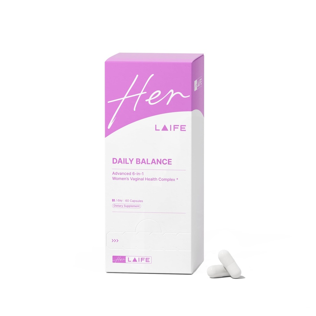 LAIFE Premium Vaginal Probiotics for Women, 10B CFU + Urolithin A for Vaginal Health, Supports pH Balance, Complete Feminine Wellness & Daily Vitality, 60 Capsules, 30-Day Supply