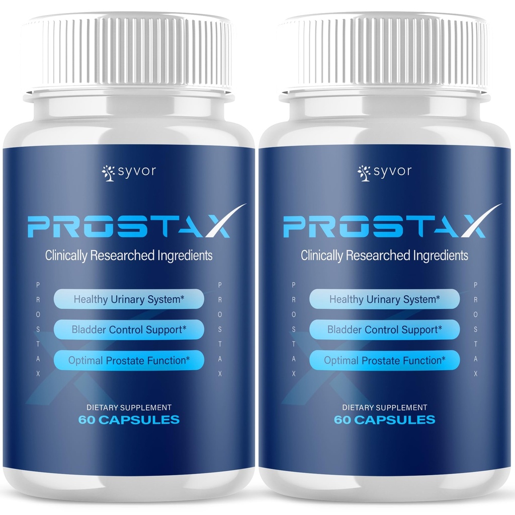 (2 Pack) ProstaX Capsules, Official ProstaX Support Pills with All Natural Ingredients, Maximum Strength Supplement Vitamins Supporting Optimal Wellness & Advanced Health Naturally (120 Capsules)