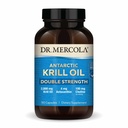 Dr. Mercola Antarctic Krill Oil Double Strength - 2.000 mg - Omega-3 Supplement mit EPA & DHA - Unterstützt Gehirn, Herz, Gelenk & Immune Gesundheit - GMO-frei & Glutenfrei - 90 Kapseln (30 Portionen)