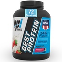 BPI Sports Best Protein – 100% Whey Protein Powder – Muscle Growth, Recovery, Meal Replacement – No Maltodextrin, No Fillers, Gluten Free – for Men & Women | Strawberries and Cream – 5.2 Pounds