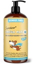 Wonder Paws Fischöl für Hunde - Omega 3 für Hunde aus Alaskan Lachs, Cod & Krill Öl - EPA DHA Fettsäuren - Weniger Shedding & Itching - Haut, Gelenk, Immun- &amp; Herzgesundheit - Flüssige Ergänzung (32 oz)