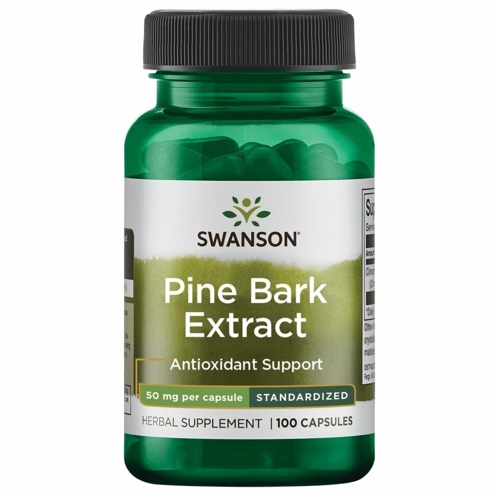 Swanson Pine Bark Extract 50 Milligramme 100 Kapseln