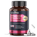 Magnesium Glycinate 500mg | 12-in-1 High Absorption Magnesium Complex, Citrate, Malate & Taurate | Relieve Cramps, Stress, Better Sleep | Heart, Bone & Nerve Health | 120 Vegan Capsules