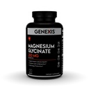 Genexis Magnesium Glycinate 200mg – High Absorption Magnesium Supplement – Supports Heart, Bone & Muscle Health, Promotes Calm & Relaxation, Fuels Energy Production – 120 Tablets