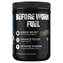 BLUE COLLAR NUTRITION Before Work Fuel – Pre-Work Formula to Support Energy, Focus & Endurance – 30 Servings (All Flavors) (30 Serving, Blue Raspberry)