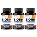 Sandhu's Biotin, Collagen & Keratin Complex | Supports Normal Hair Growth Cycle | Vitamins for Skin & Nails | Hair Supplements for Women & Men | Made in USA (60 Count (Pack of 3), #1 Hair Vitamins)