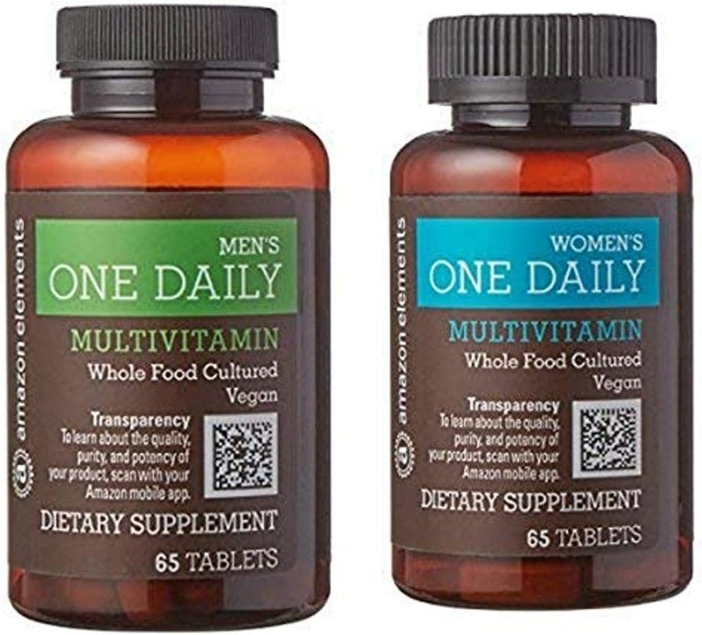 Elemente Männer und Frauen eine tägliche Multivitamine, Vegan, 65 Tabletten, 2 Monat Versorgung