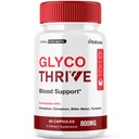 Glyco Thrive Capsules, GlycoThrive Blood Support Supplement Pills, Premium Natural Daily Multivitamin Wellness Formula for Maximum Energy & Overall Balance Health, Glyco Thrives Reviews (60 Capsules)