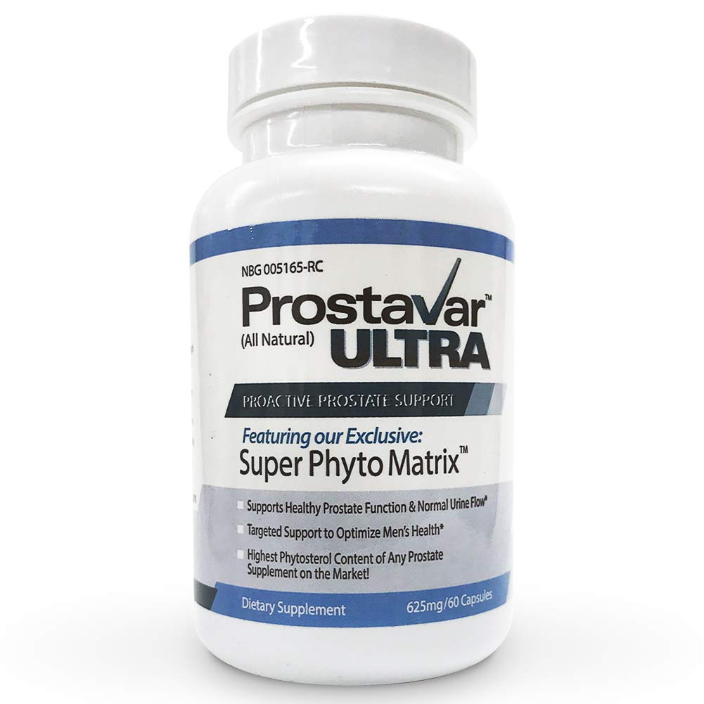 1 Flasche neue Verbesserung von der Erbauer von Original Prostavar Ultra Prostate Support 625mg 90% Beta-Sitosterol & 320mg Säge Palmetto + Grape Seed Extract