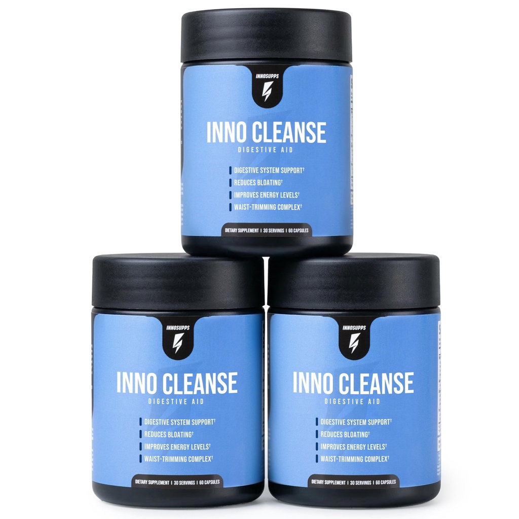 InnoSupps Inno Cleanse 14 Day Colon & Detox Flush, Waist Trimming Complex, Gut Cleanse, Digestive System Support, Stool Softener & Reduced Bloating & Occasional Constipation Relief