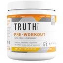 Truth Nutrition Pre Workout Powder - Natural PreWorkout for Men & Women, Vegan BCAA Amino Energy Powder, Keto Friendly - No Artificial Flavors, Sweetners or Dyes (Orange Tangerine)