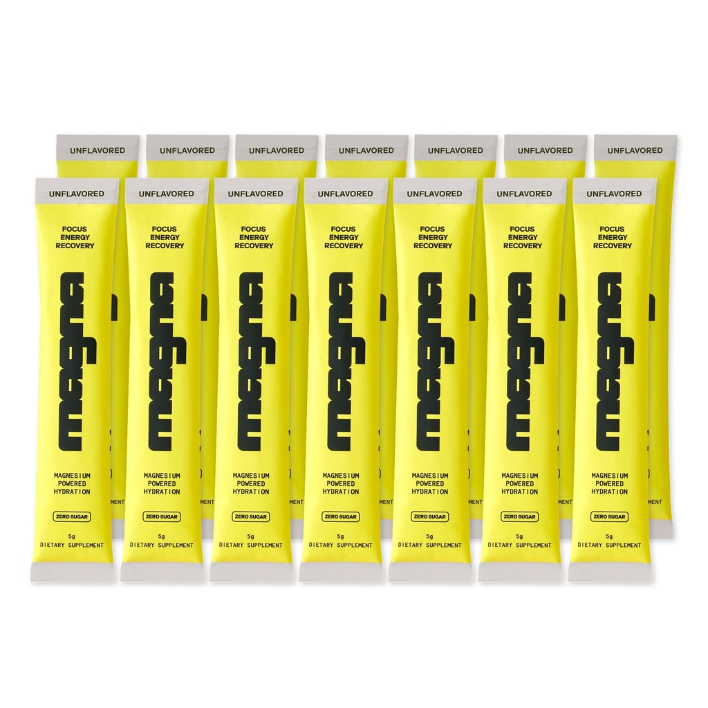 MAGNA Electrolytes Powder Drink Mix for Hydration, Energy & Focus Support (14 Servings, Pure)