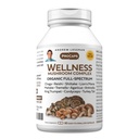ANDREW LESSMAN Wellness Mushroom Complex 60 Capsules - Organic Full Spectrum Blend of 11 Mushrooms - Supports Overall Health and Vitality - No Additives. Mushroom Complex Supplement