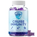 Immune Support Gummies for Cruisers with Vitamin C, B12, Zinc, Elderberry Extract, 60 Gummies, 30 Servings, Cruise and Travel Specific Wellness Supplement