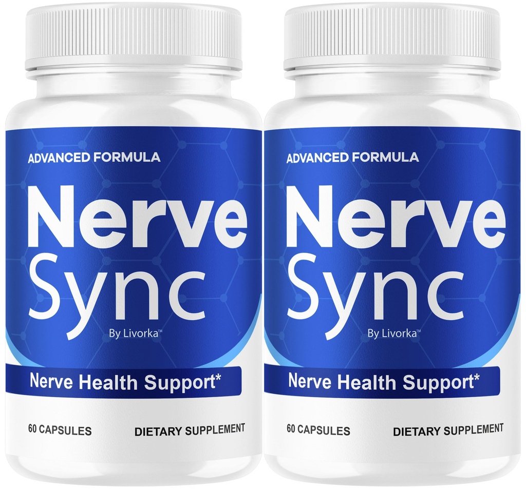 (2 Pack) Nerve Sync Capsules - Official NerveSync Advanced Nerve Health Supplement Pills - Maximum Strenght, Natural Nerve Sync for Wellness & Health Support Pills Reviews, 120 Capsules for 2 Months