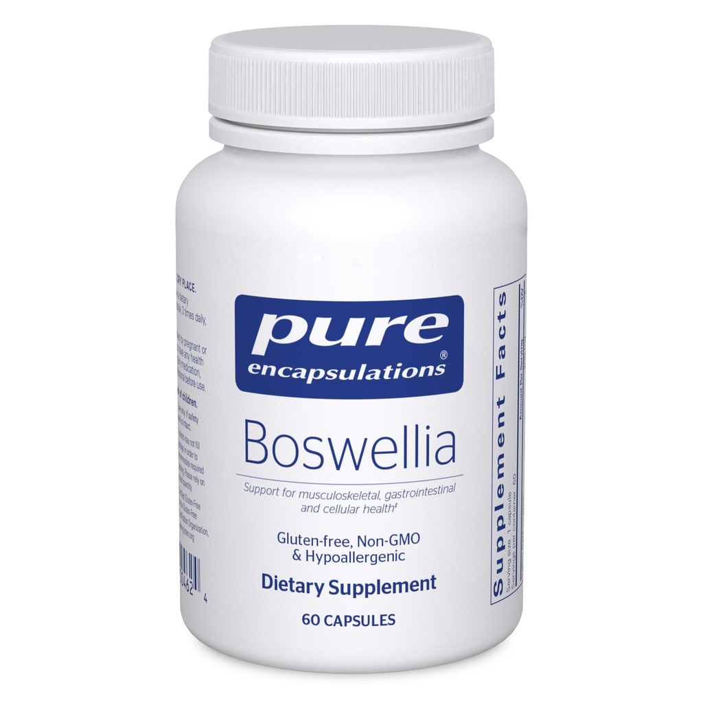 Pure Encapsulations Boswellia Supplement - für Joint Health, GI & Connective Tissue - Unterstützt gesunde Gelenke & Verdauungsgesundheit* - Non-GMO & Vegan - 60 Kapseln