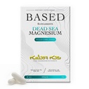 Based Dead Sea Magnesium | Pure Magnesium Glycinate | Support Stress Relief, Sleep, Heart Health, Nerves, Muscles, and Metabolism | 60 Capsules