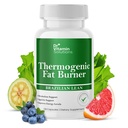 DR VITAMIN SOLUTIONS Thermogenic Fat Burner Brazilian Lean, Gewichtsverlust Vitamine, Taille Trimmer & Ergänzungen für Bloating (1 Flasche, 120 Kapseln)