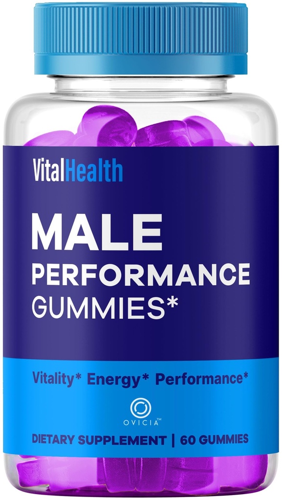 Vital Health Gummies - Official VitalHealth Gummys Advanced Premium Formula Support Maximum Strength, All Natural Ingredients Vitamins for Overall Health & Wellness, 60 Gummies for 1 Month