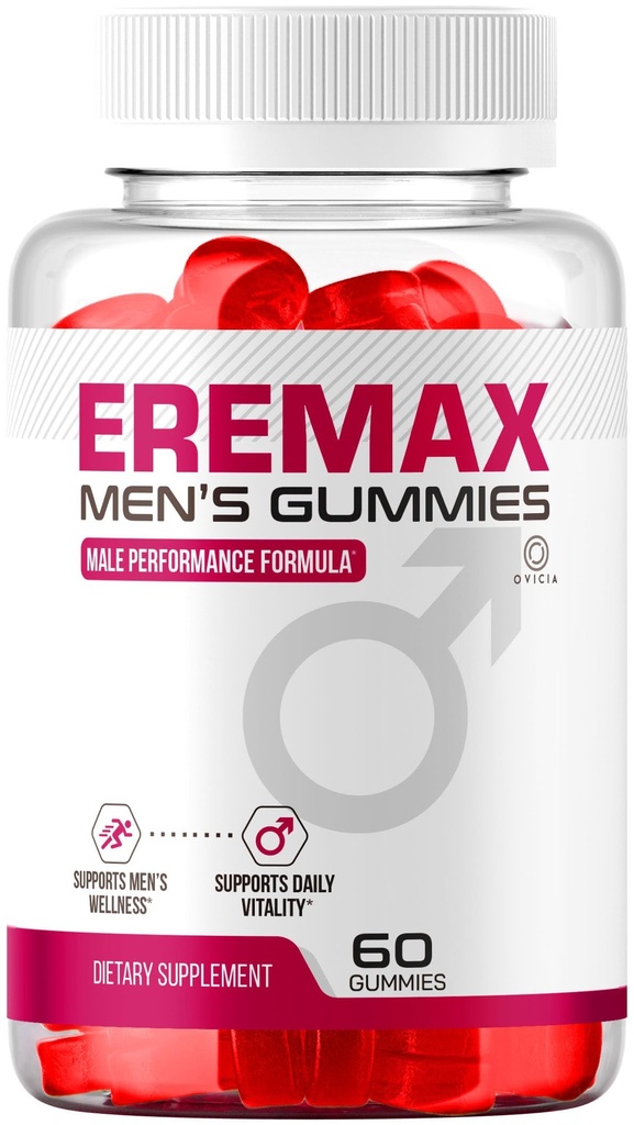 Eremax Gummies - Official EreMax Gummys Advanced Premium Formula Support Maximum Strength, All Natural Ingredients Vitamins for Overall Health & Wellness Reviews, 60 Gummies for 1 Month