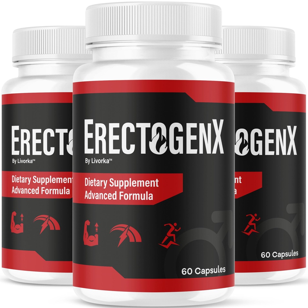 (3 Pack) ErectogenX Capsules - Official ErectogenX Health Support Formula All Natural Premium Ingredients Advanced Multivitamin Pills for Overall Health & Wellness Reviews, 180 Capsules for 3 Months