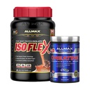 ALLMAX Isoflex Whey Protein Isolate + Creatine Monohydrate Stack – Fast Absorbing Protein & Performance Formula – Muscle Growth and Recovery
