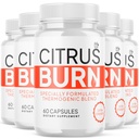 (5 Pack) Citrus Burn Capsules, Official CitrusBurn Pills with All Natural Ingredients, Advanced Citrus Burn for Optimal Health & Wellness Support with Premium Vitamins for Women & Men (300 Capsules)