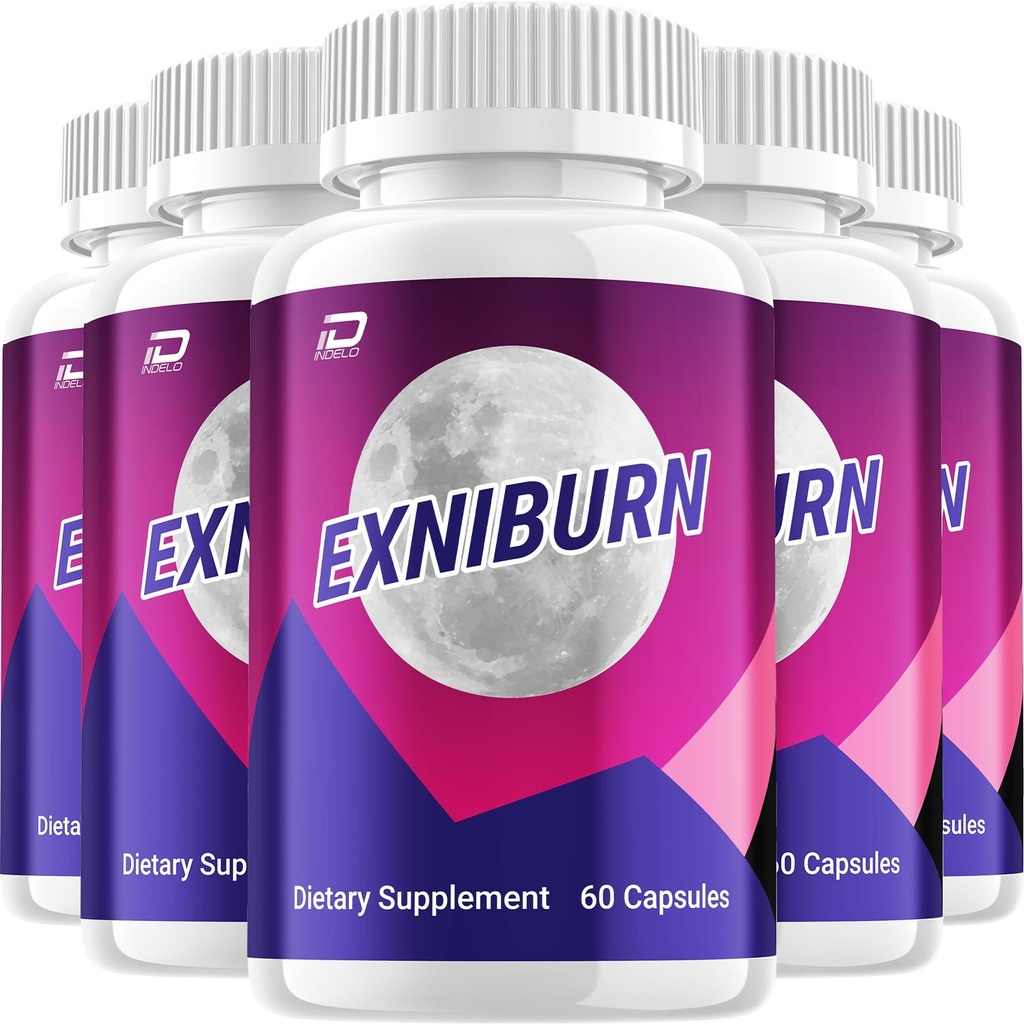 Exniburn Capsules – Natural Ingredients Advanced Formula 800MG Dietary Supplement for Daily Health & Wellness Support (5 Pack - 300 Capsules)