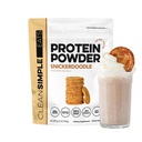 Clean Simple Eats Whey Isolate Protein Powder, Snickerdoodle, Naturally Sweetened, Zero Added Sugar, 20g 100% Grass Fed Protein Powder with Digestive Enzymes, Gluten Free, Non GMO, 30 Servings
