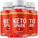 (3 Pack) Keto Spark Gummies, Official KetoSpark Gummys with All Natural Ingredients, Advanced Keto Spark Formula for Health & Wellness Support with Premium Vitamins for Women & Men (180 Gummies)
