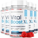 (5 Pack) Vital Boost XL Gummies, Official VitalBoost X L Gummys for Men with All Natural Ingredients, Vital Boost XL Advanced for Wellness Support with Premium Active Lifestyle Vitamins (300 Gummies)