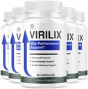 (5 Pack) Virilix Capsules - Virilix Advanced Support Formula Pills All Natural Ingredients Maximum Strength, Daily Premium Vitamins for Overall Health & Wellness Reviews, 300 Capsules for 5 Months