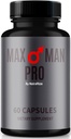 NutraRize Max Man Pro Capsules, Premium Formula for Men, All-Natural Blend to Support Male Performance, Stamina and Fitness, MaxManPro Health Pastillas Reviews (60 Capsules)