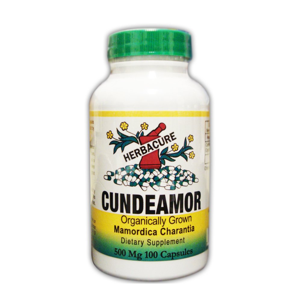 Cundeamor 500 mg - Mamordica Charantia - Organically Grown - 100 Capsules