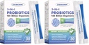 Probiotics for Women & Men - 100 Billion Plus Digestive Enzymes & Prebiotics, Highest Potency 3-in-1 Complete Probiotics for Digestive Health, Immune Support (Pack of 2)