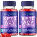(Pack of 2 Slim Fusion Keto ACV Gummies Advanced Weight Loss, Optimal Health Support, Increase Energy Levels (120 Gummies)